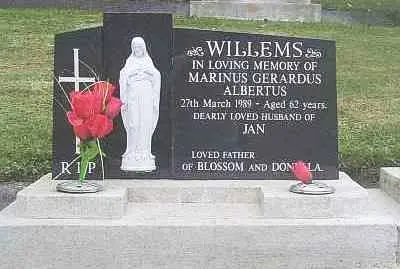 Cleaned headstone at Awanui Cemetery