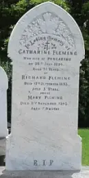 Marble headstone after lettering restoration