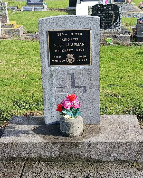 Tall granite restored at the Stratford Cemetery